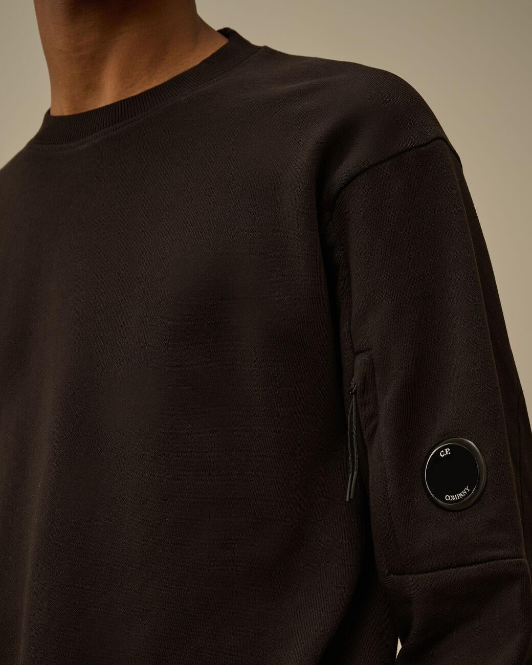 Felpa C.P. Company girocollo "Diagonal Raised" uomo