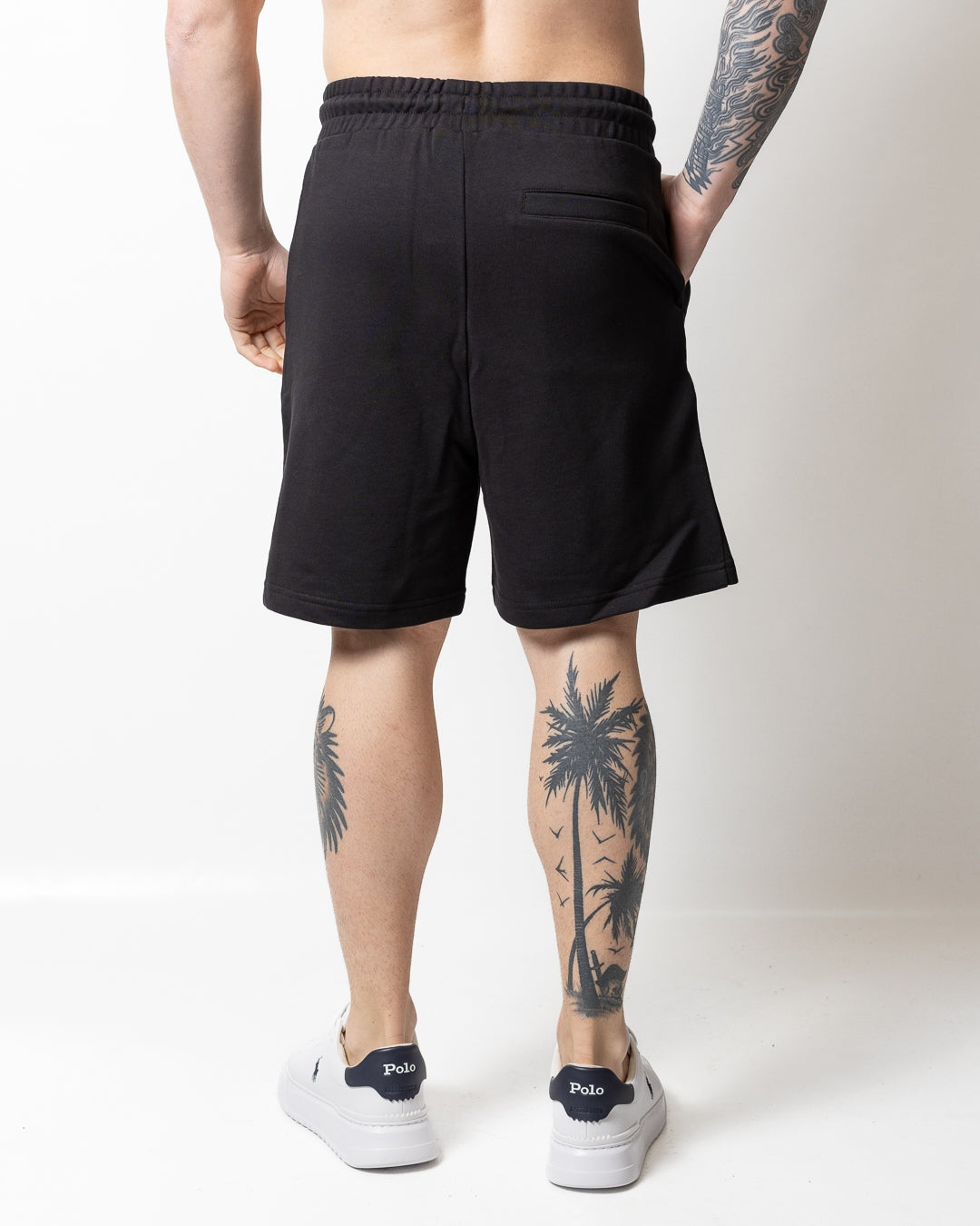 Bermuda Karl Lagerfeld Jeans in felpa "Text Logo" uomo