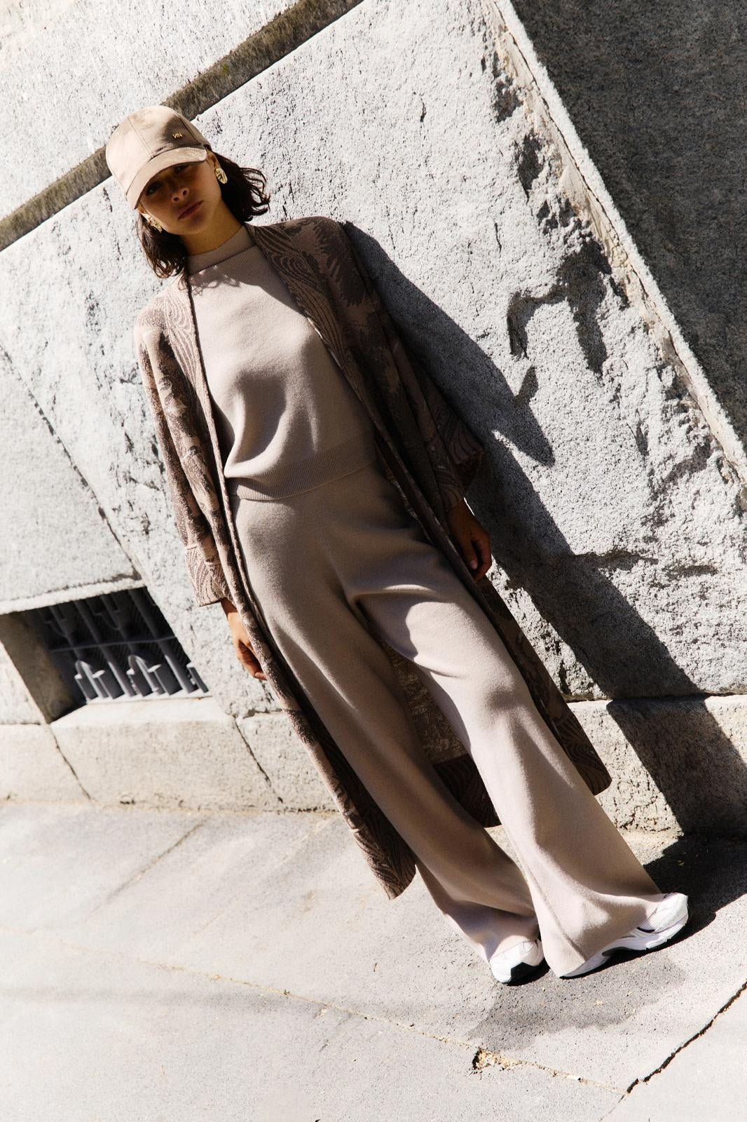 Pantalone Nenette in maglia a palazzo donna