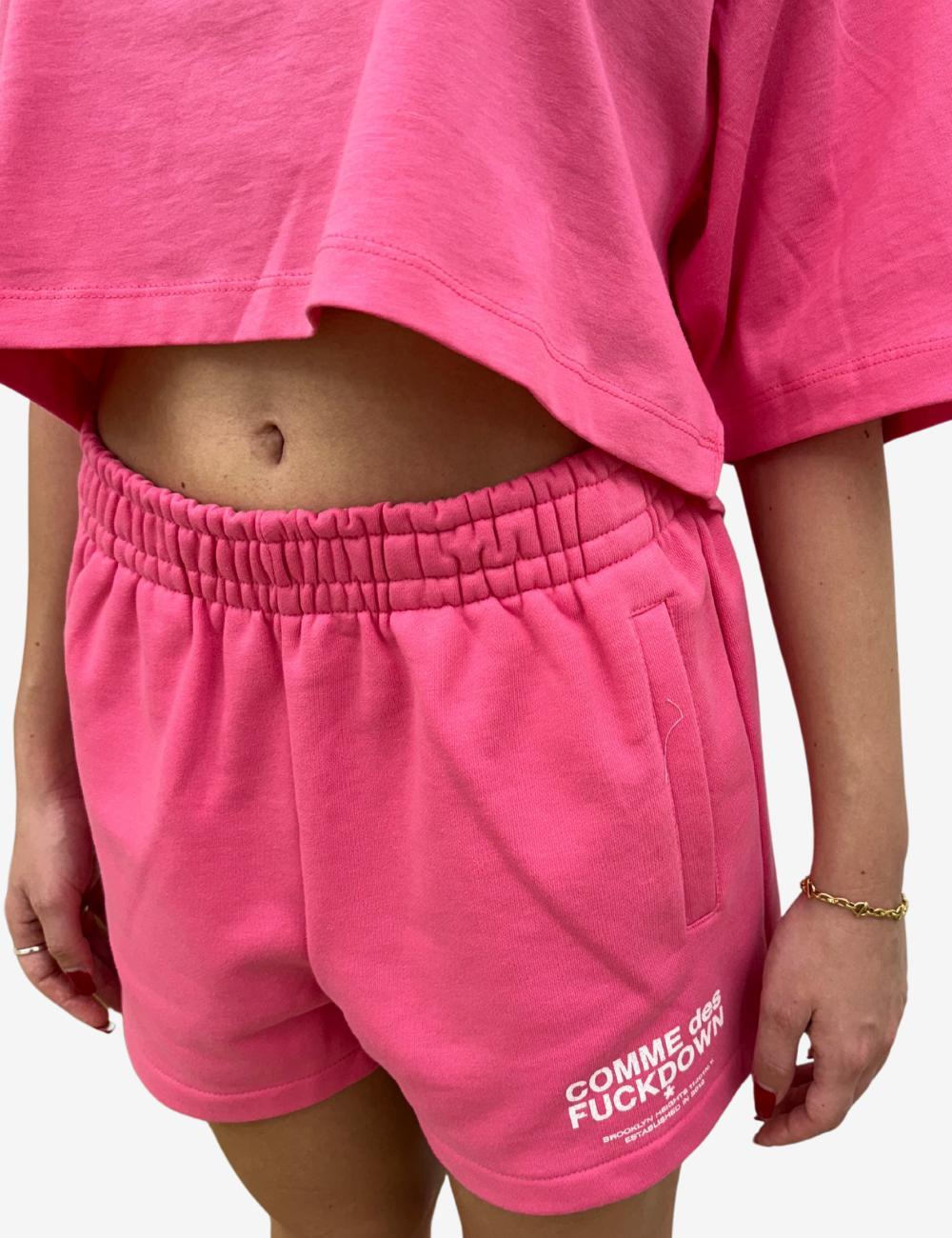 Short Comme Des Fuckdown logato donna