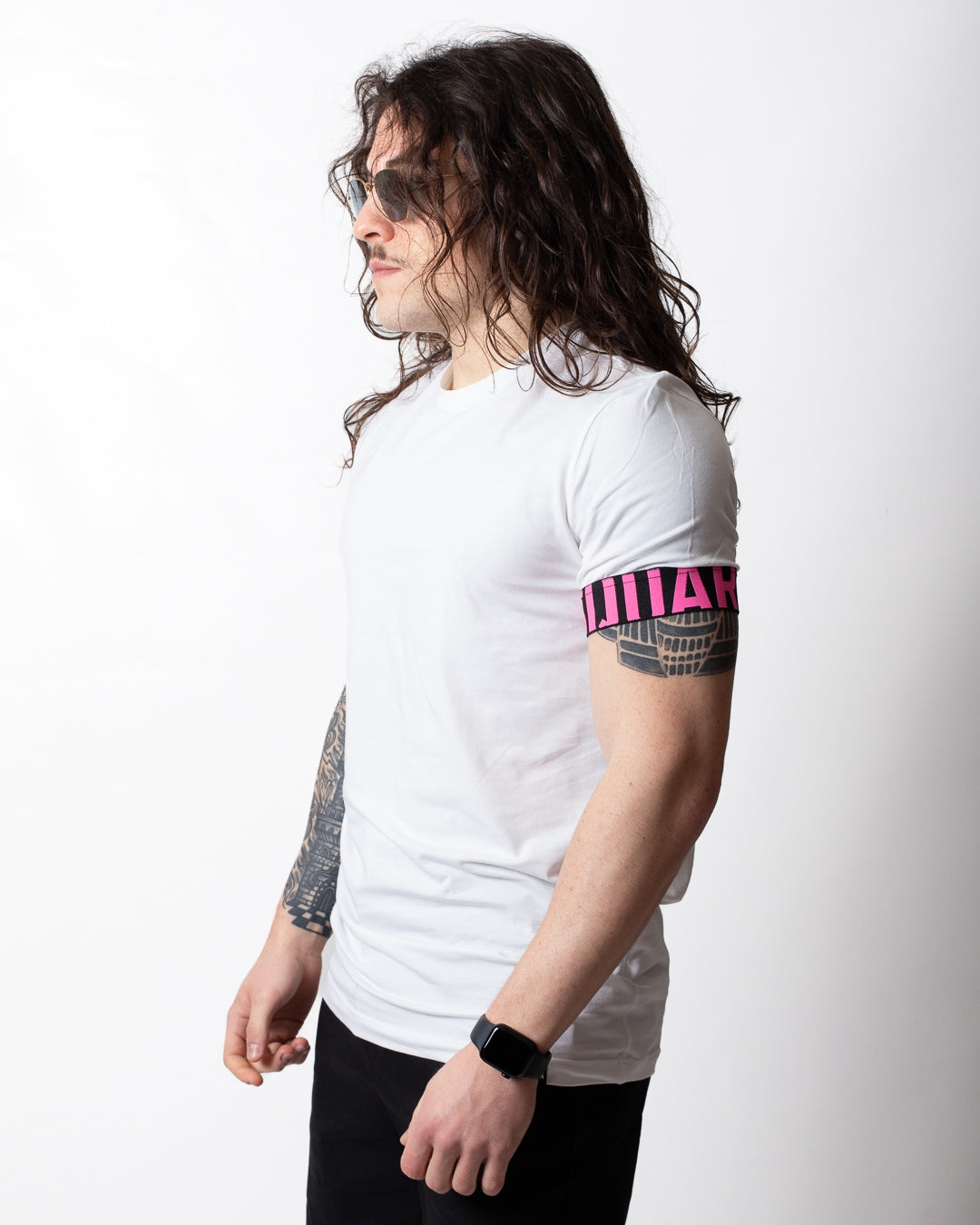 T-Shirt Dsquared2 con fascia logata uomo