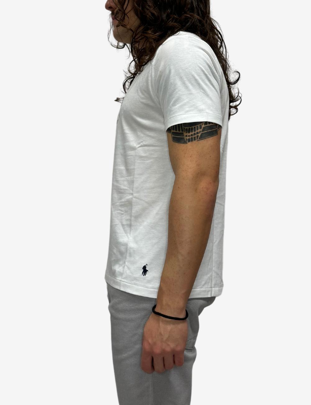 T-Shirt Polo Ralph Lauren con logo e ricamo uomo