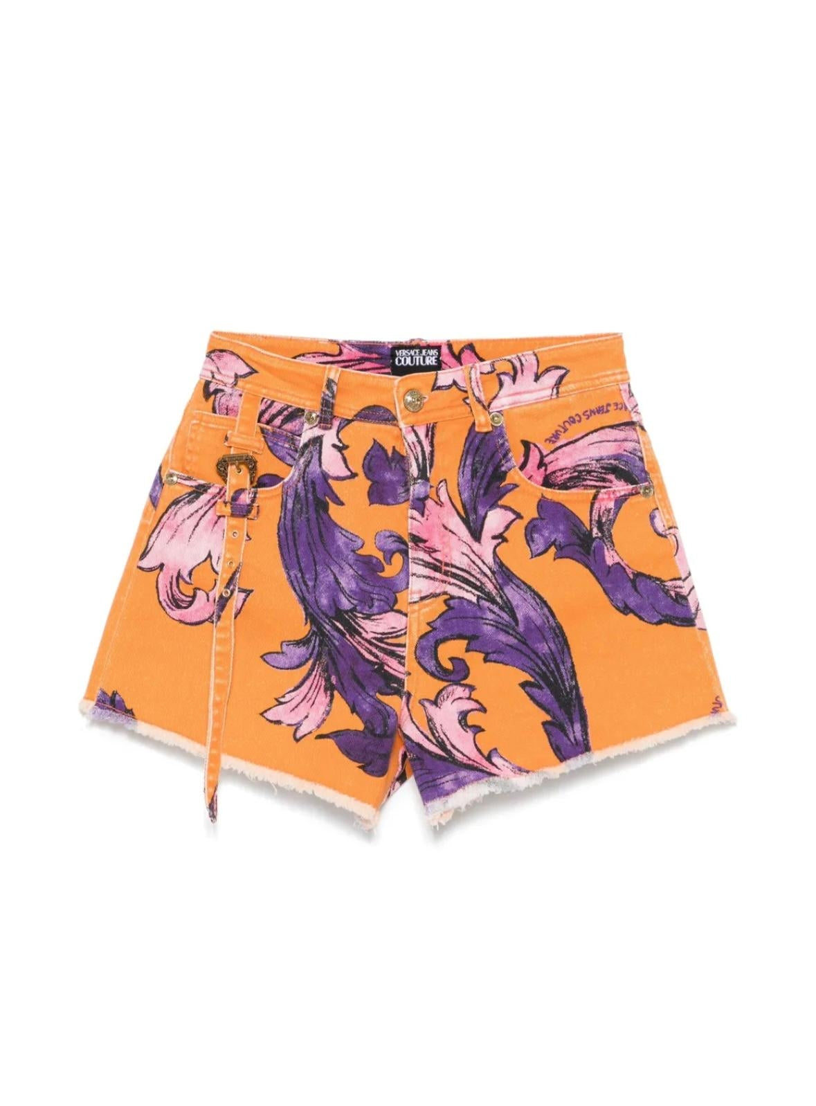 Short Versace Jeans Couture "Barocco Outline" all-over donna