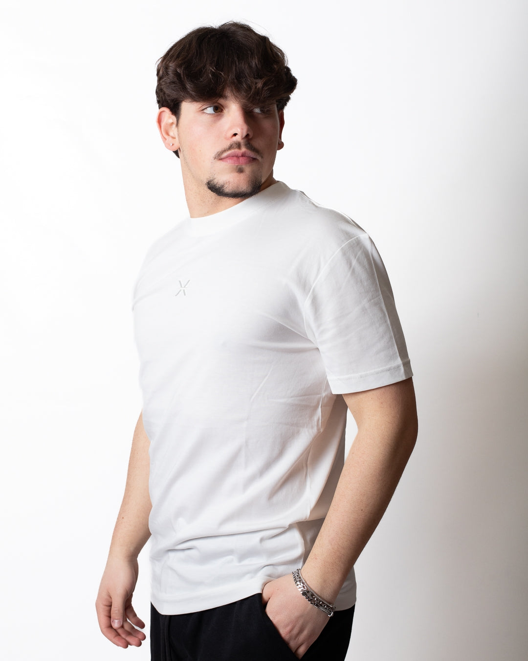 T-Shirt Richmond X con maxi ricamo uomo