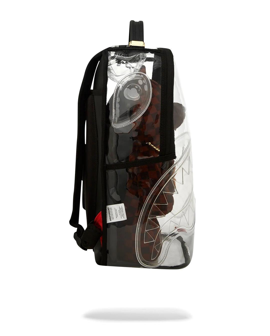 Zaino Sprayground trasparente Clear bear dlx backpack