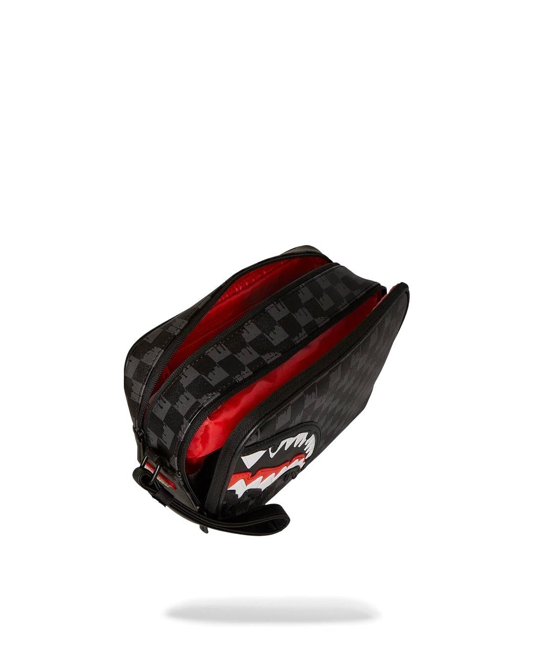 Pochette e beauty Sprayground nero sharks in paris toiletry brick
