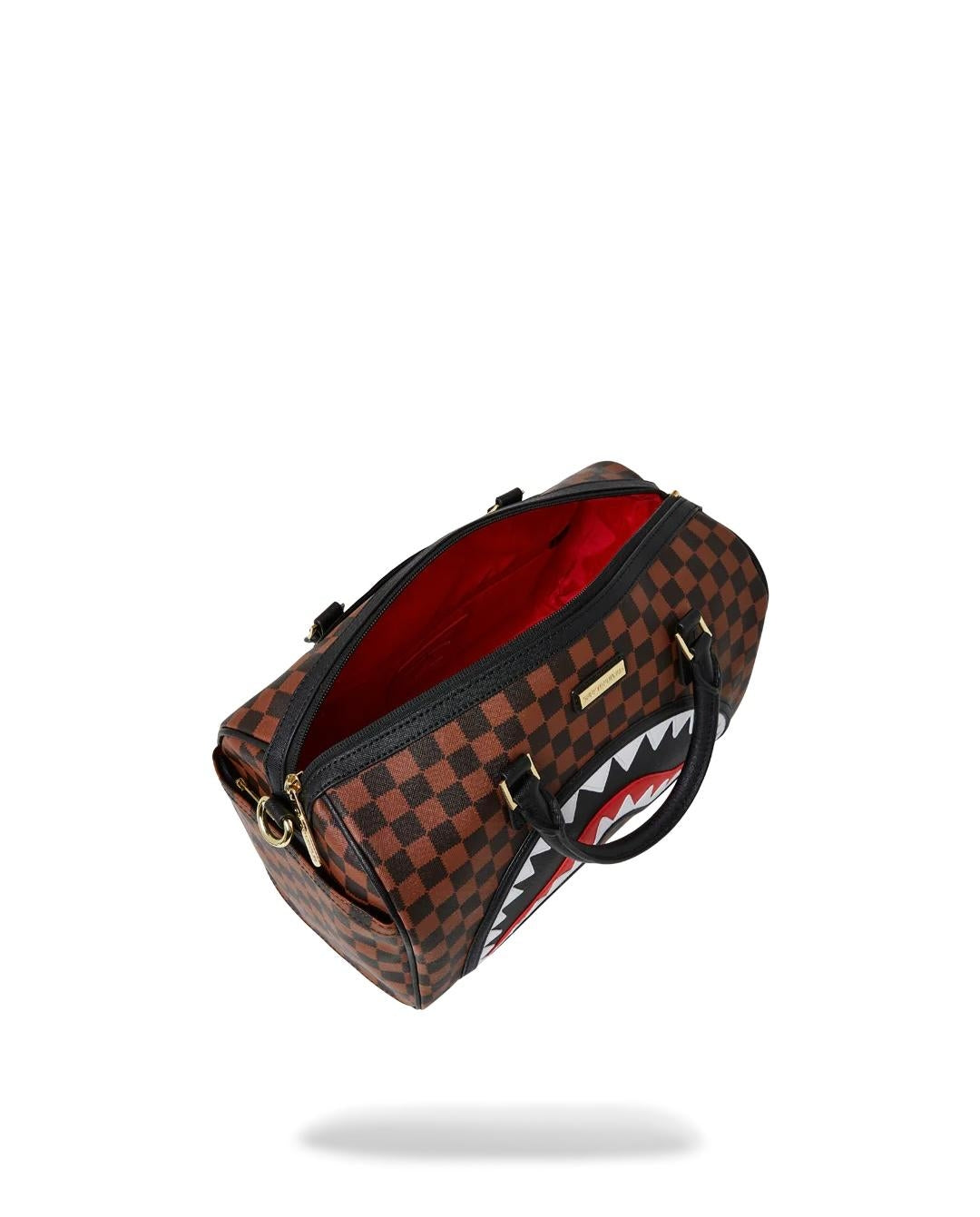 Borsa Sprayground marrone Sawtooth sharks in paris mini duffle
