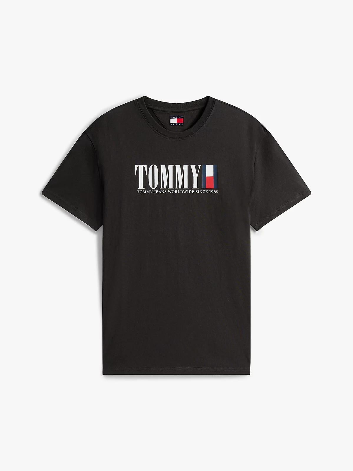 T-Shirt Tommy Jeans con stampa logata uomo