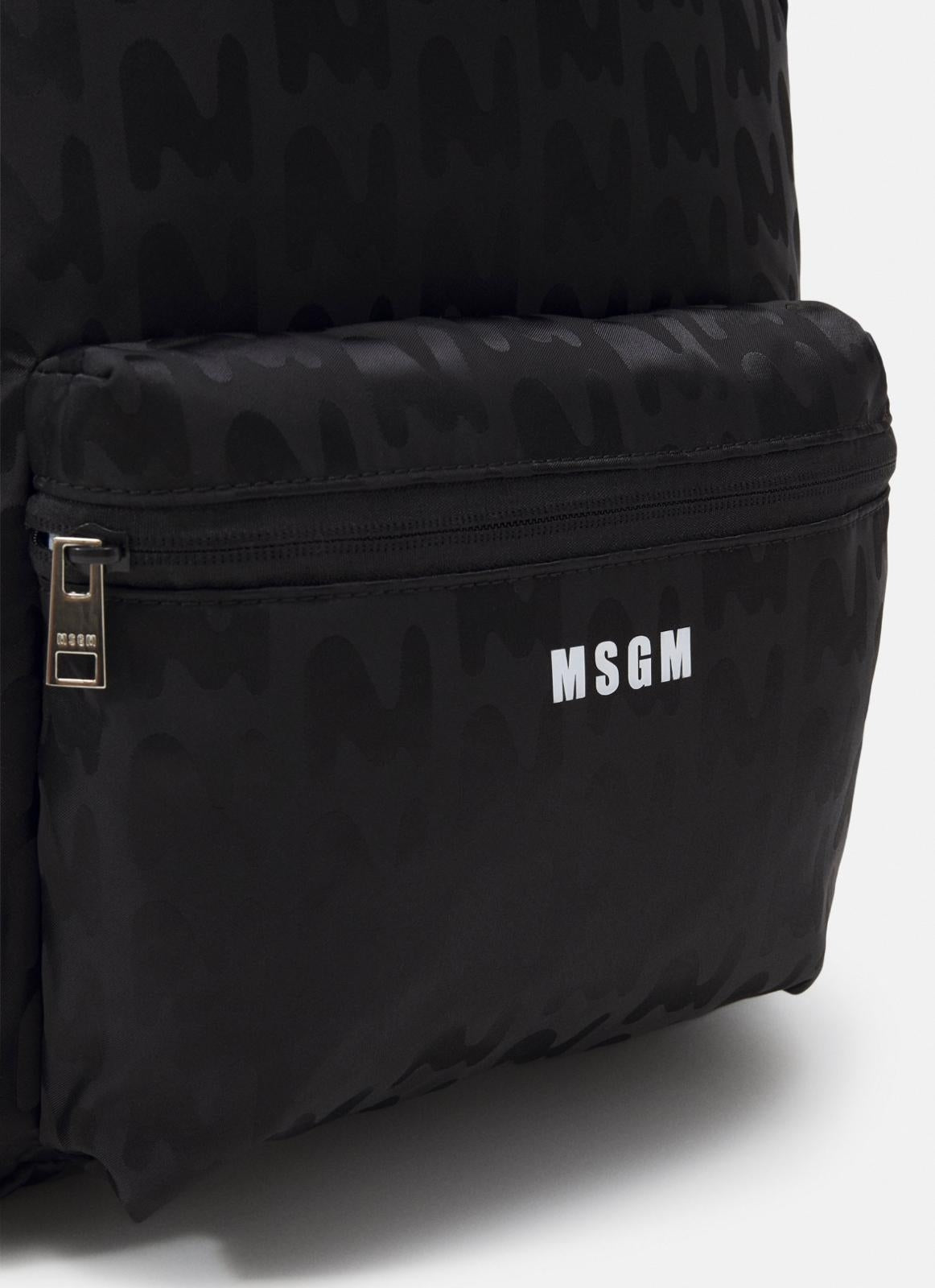 Zaino MSGM con logo all-over