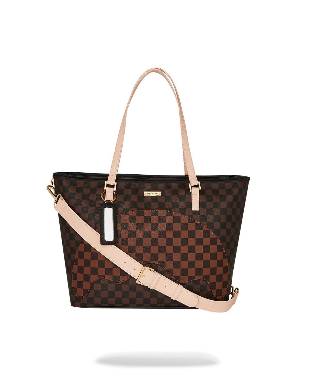 Borsa Sprayground marrone boujee strap tote