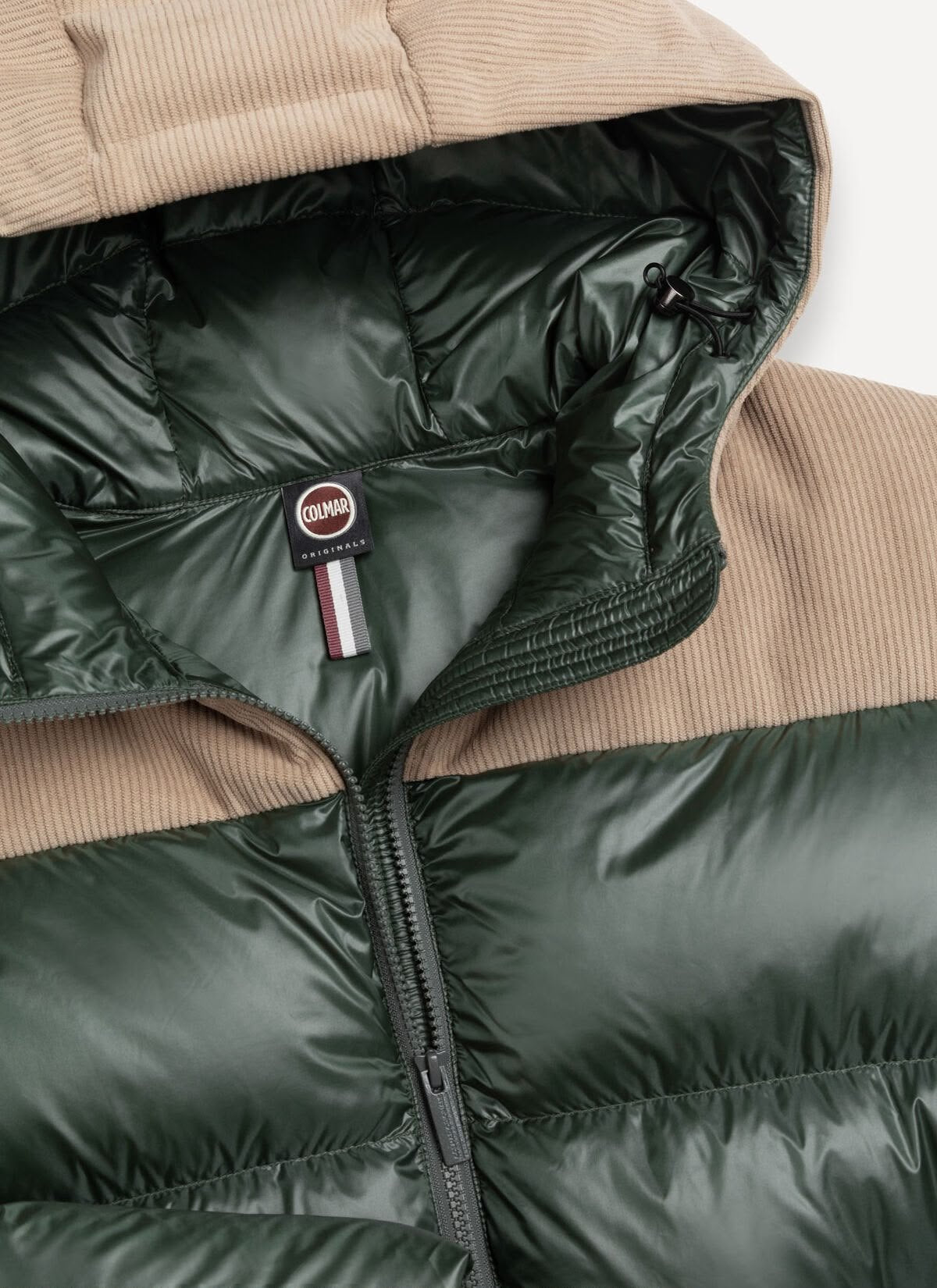Piumino Colmar con inserti in velluto uomo