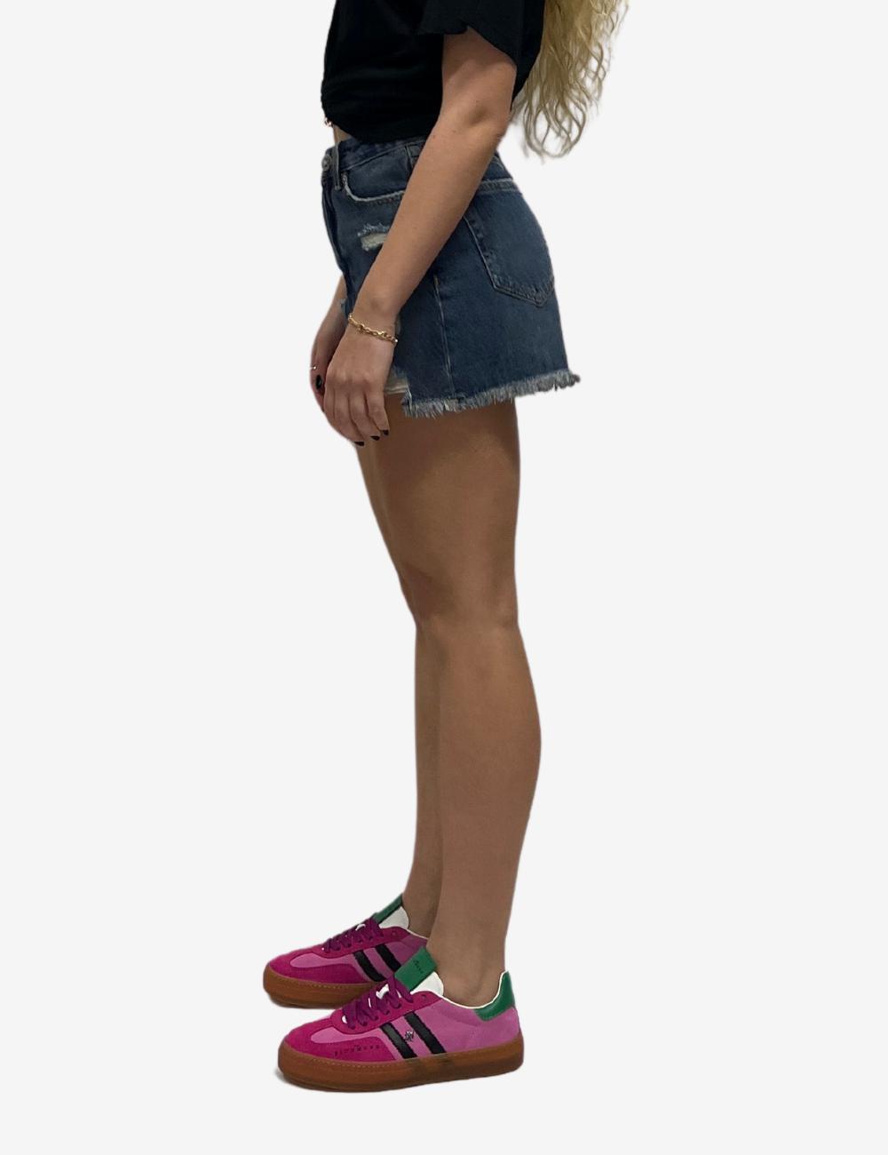 Short Richmond X in denim donna