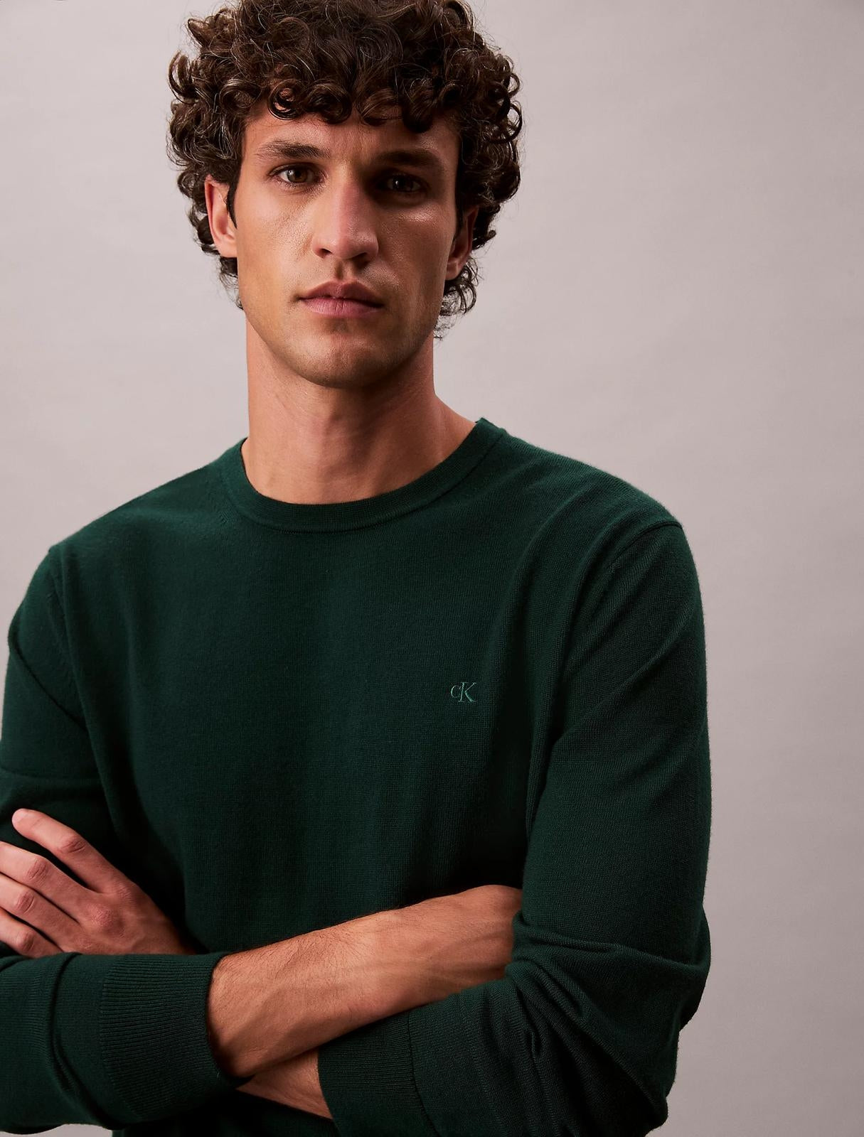 Maglia Calvin Klein classic fit in lana uomo