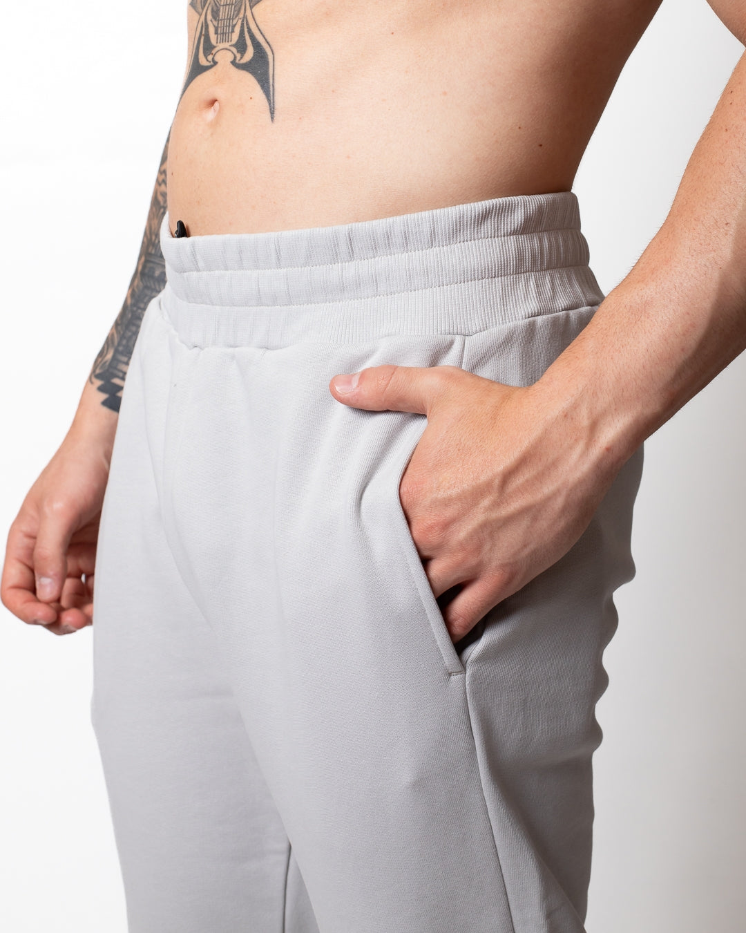 Pantalone Colmar in felpa con tasca in nylon uomo