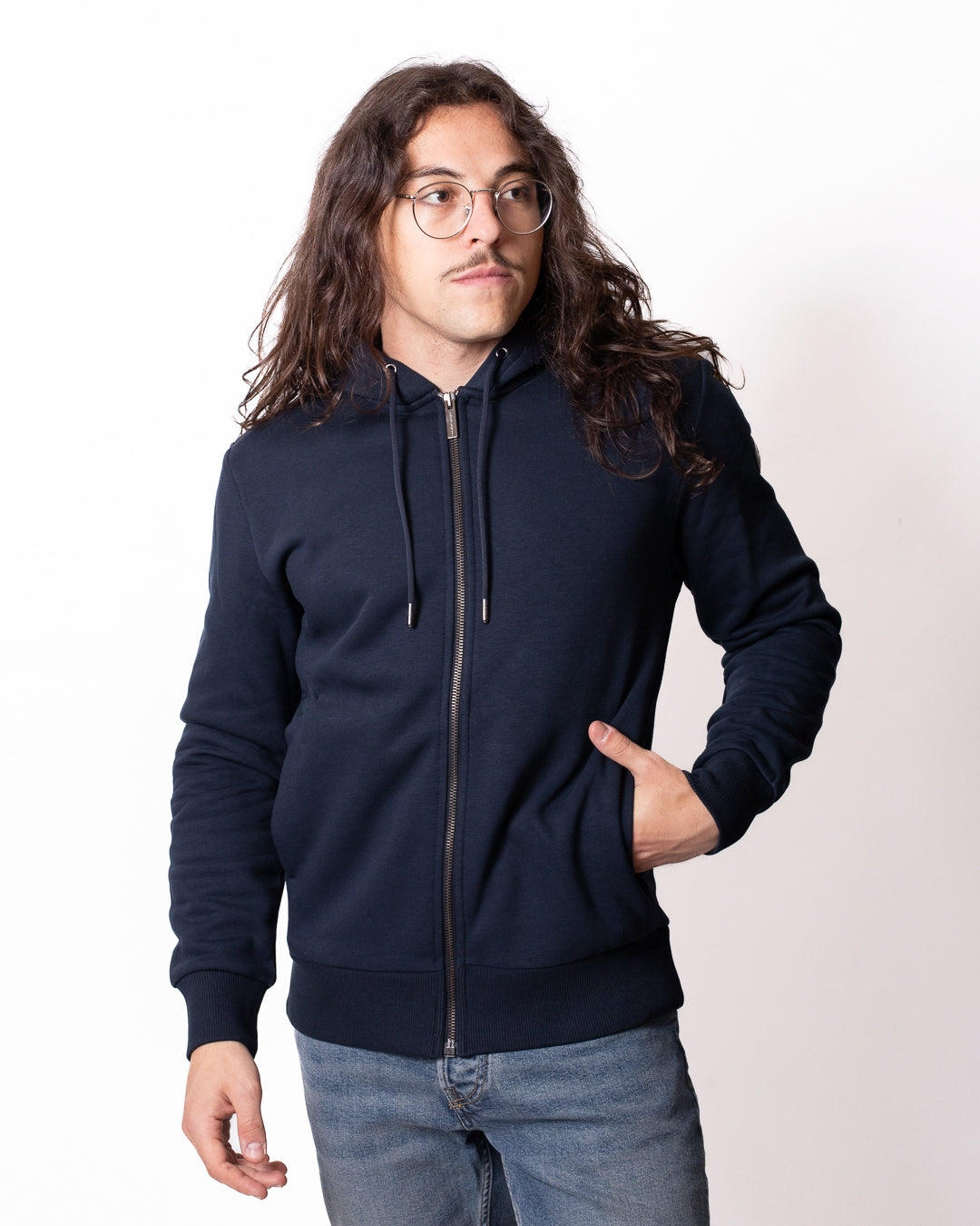 Felpa Colmar classic fullzip con cappuccio uomo