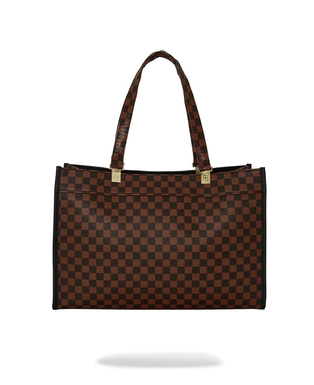 Borsa Sprayground marrone Sawtooth sharks in paris tortuga tote