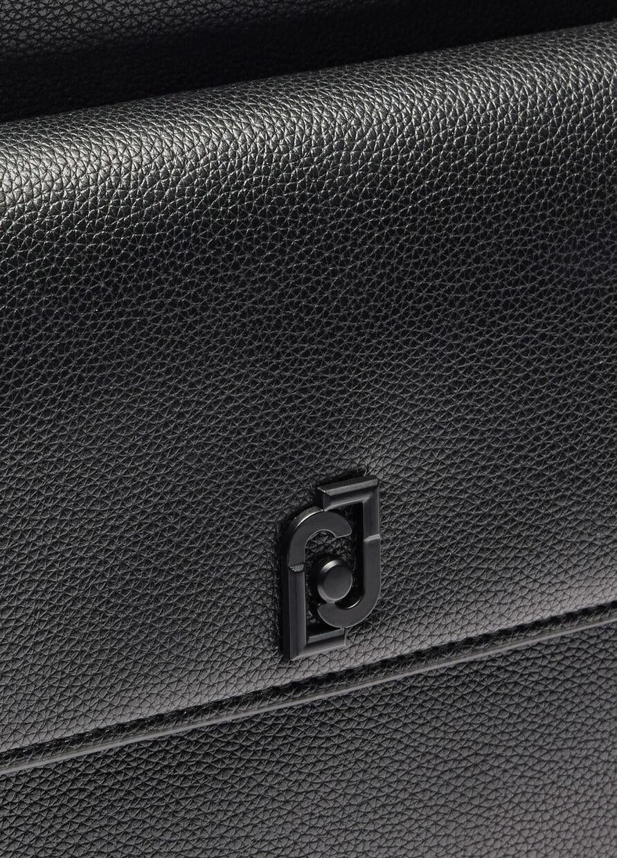Zaino Liu Jo in pelle con placca in metallo
