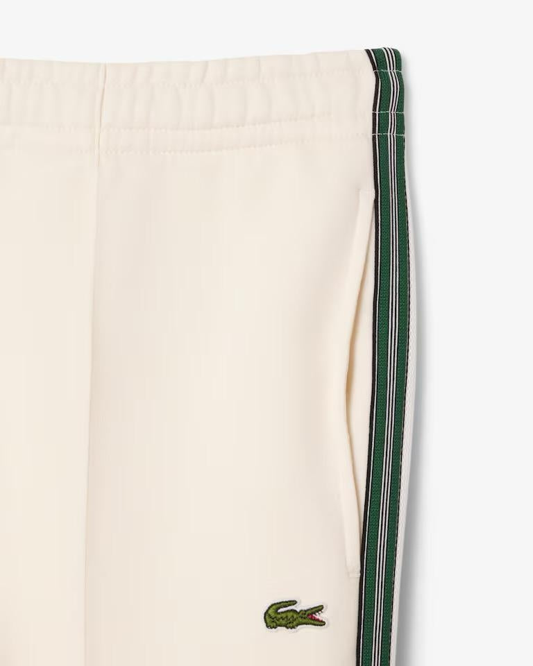 Pantalone Lacoste in felpa con bande multicolor uomo
