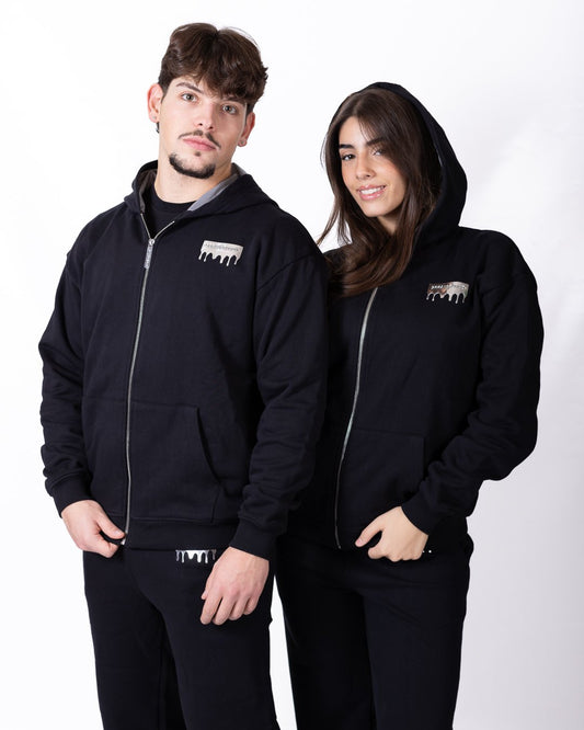 Felpa Sprayground full zip con cappuccio e dettagli iconici in pieno stile Sprayground