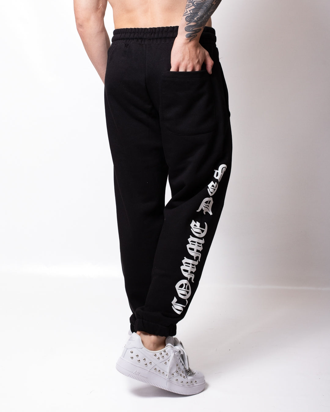 Pantalone Comme des Fuckdown in felpa con stampe uomo