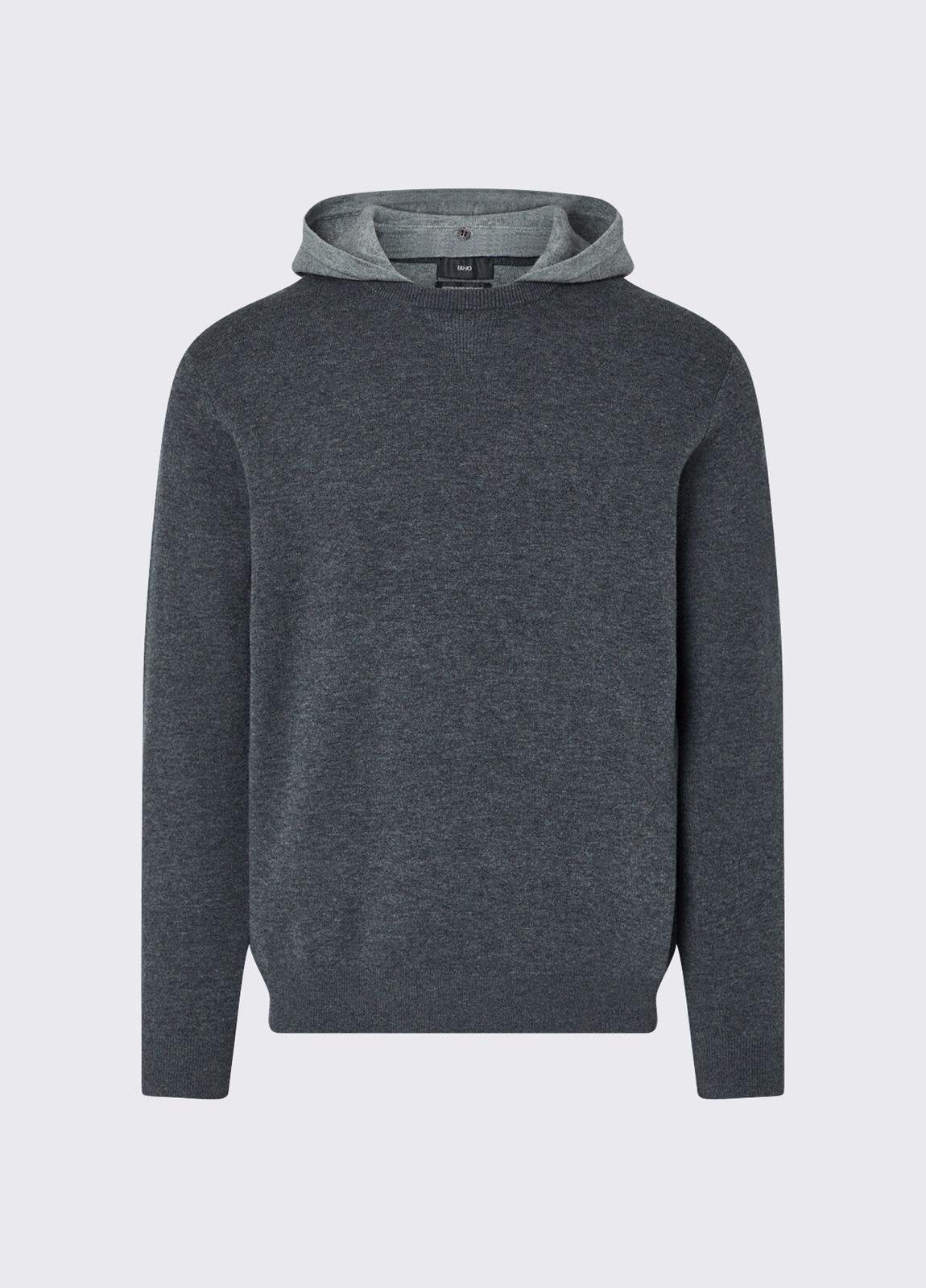 Maglia Liu Jo con cappuccio staccabile e logo metallico