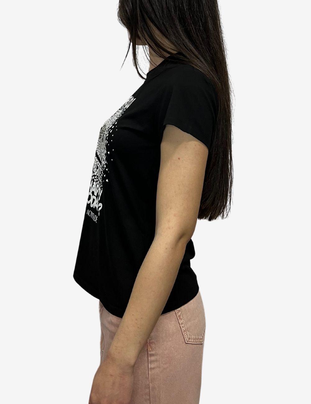 T-Shirt Twinset Actitude con stampa donna