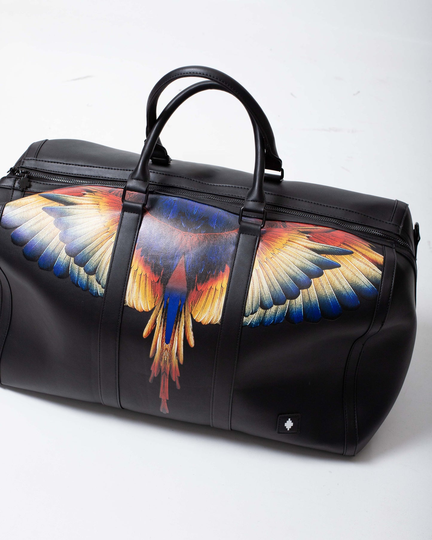 Borsone Marcelo Burlon in ecopelle wings colorfull