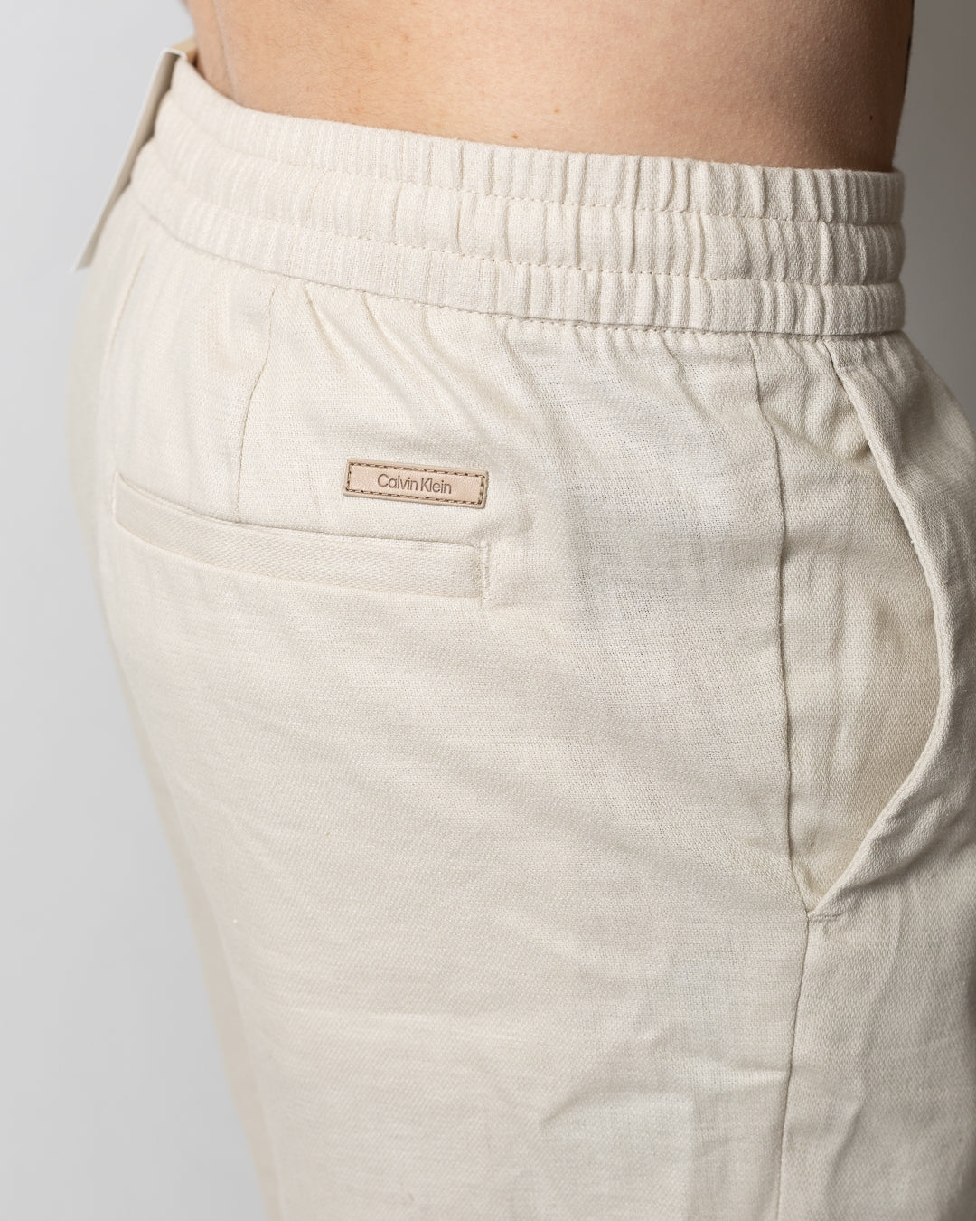 Short Calvin Klein "Straight Linen" uomo