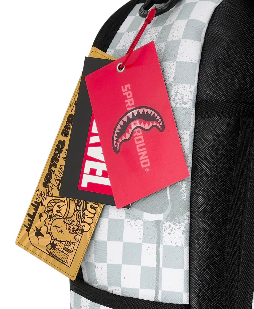 Zaino Sprayground bianco MARVEL WAKANDA FOREVER WHITE CHECK BACKPACK