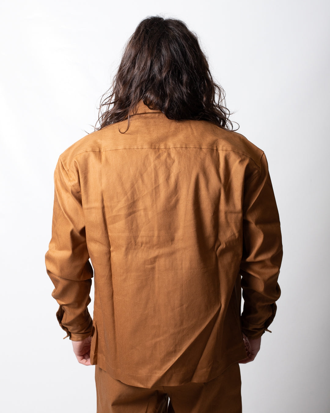 Camicia Calvin Klein in misto lino con tasche uomo