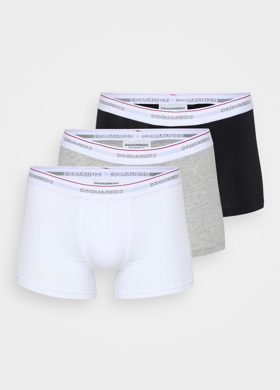 Boxer Dsquared2 tripack cotton stretch uomo