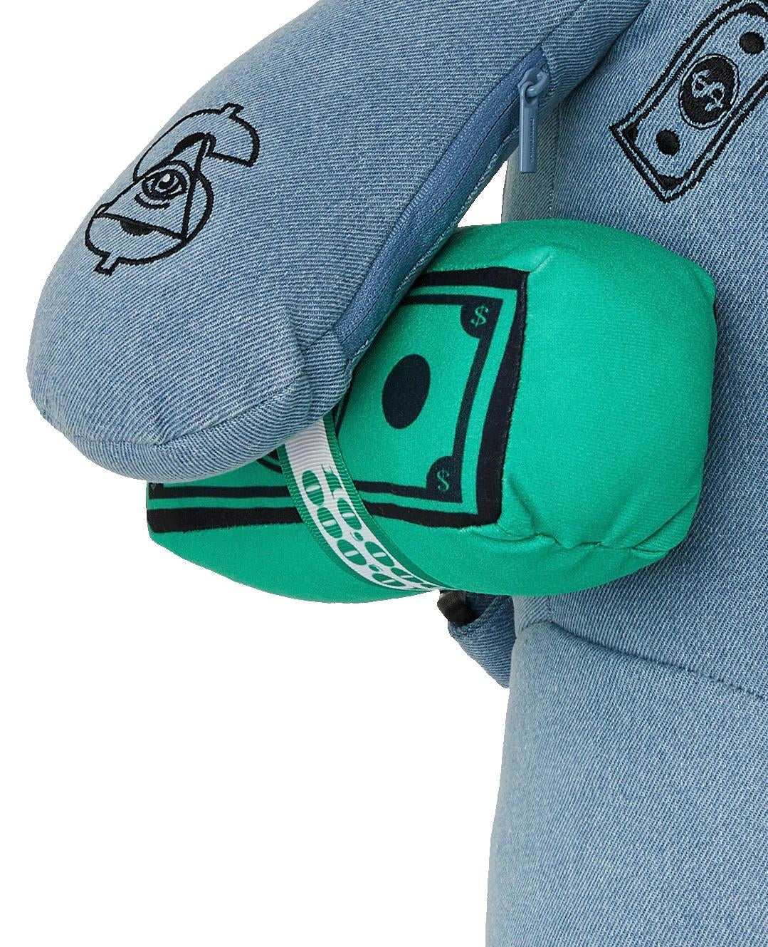 Zaino Sprayground orsetto denim shark moneybear teddy bear shark backpack