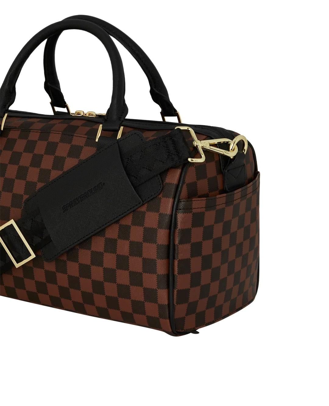 Borsa Sprayground marrone Sawtooth sharks in paris mini duffle