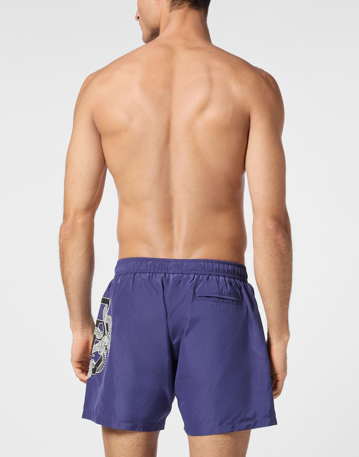 Boxer mare Philipp Plein con stampa "dragon" e applicazione uomo