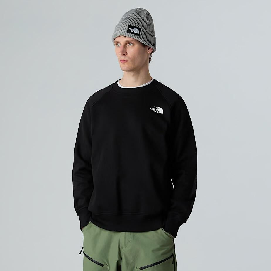 Felpa The North Face girocollo e logo stampato uomo