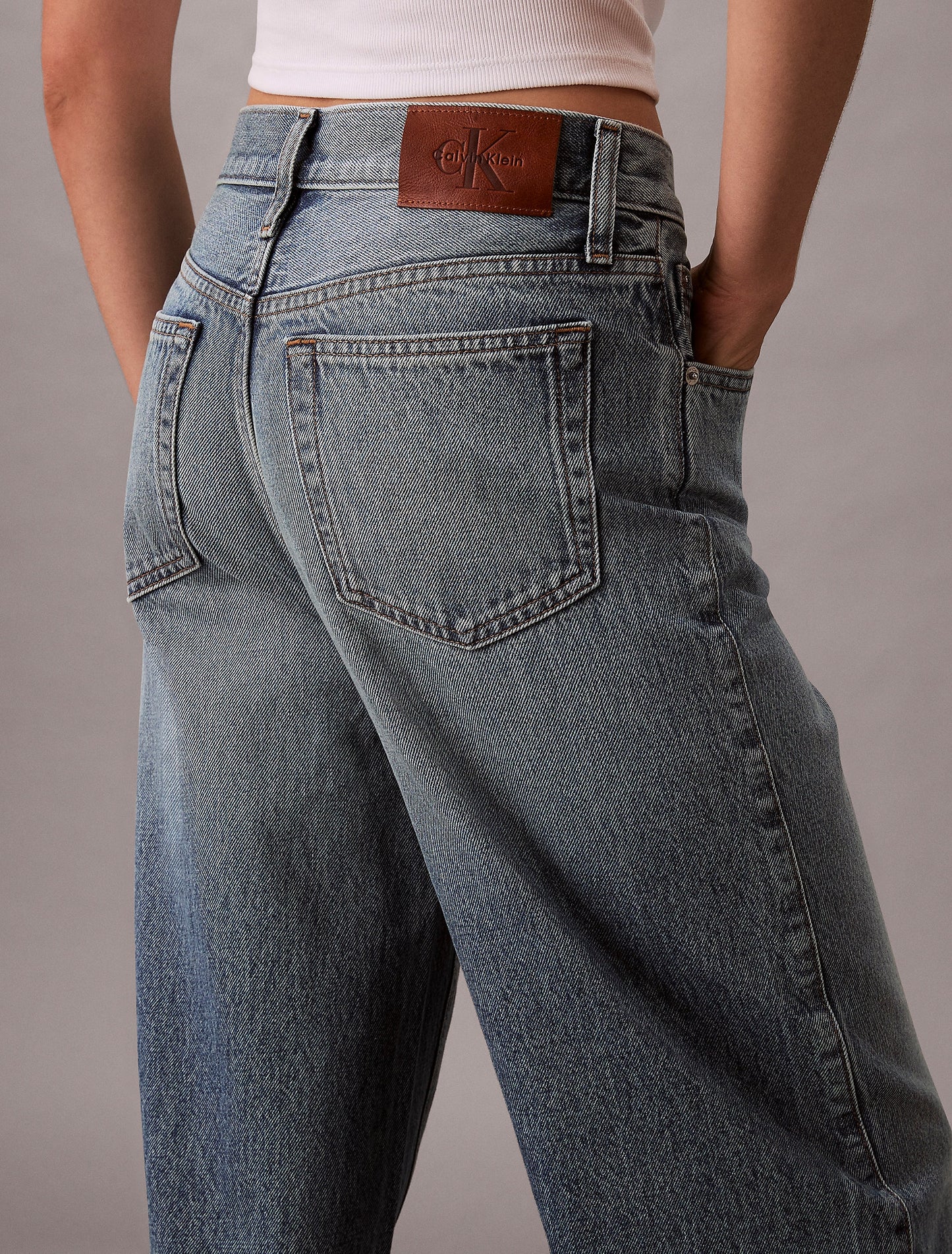 Jeans Calvin Klein "High Rise Culotte" donna
