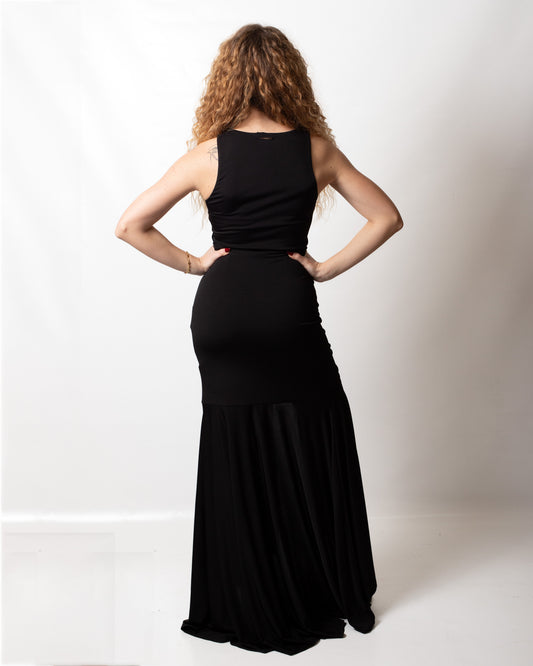 Abito Just Cavalli in organzino stretch donna