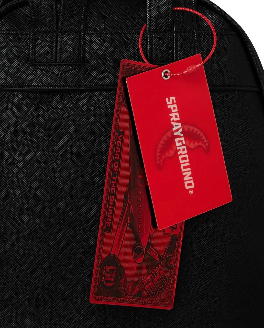Zainetto Sprayground nero Fly knit mouth savage backpack