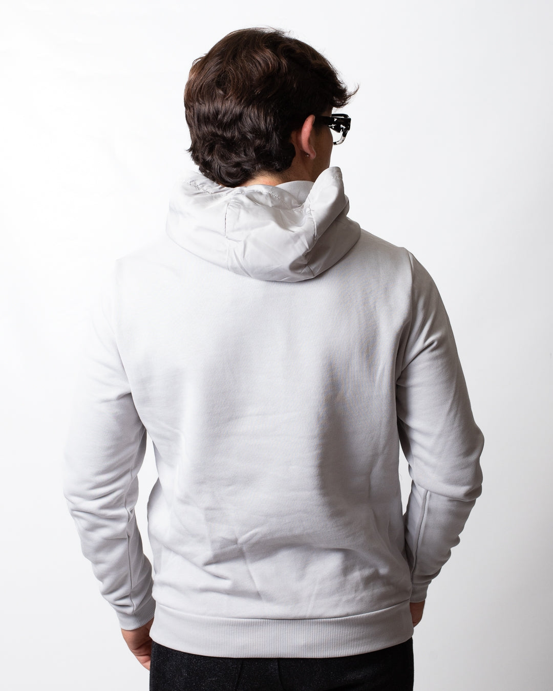 Felpa Colmar con cappuccio e dettagli in nylon uomo