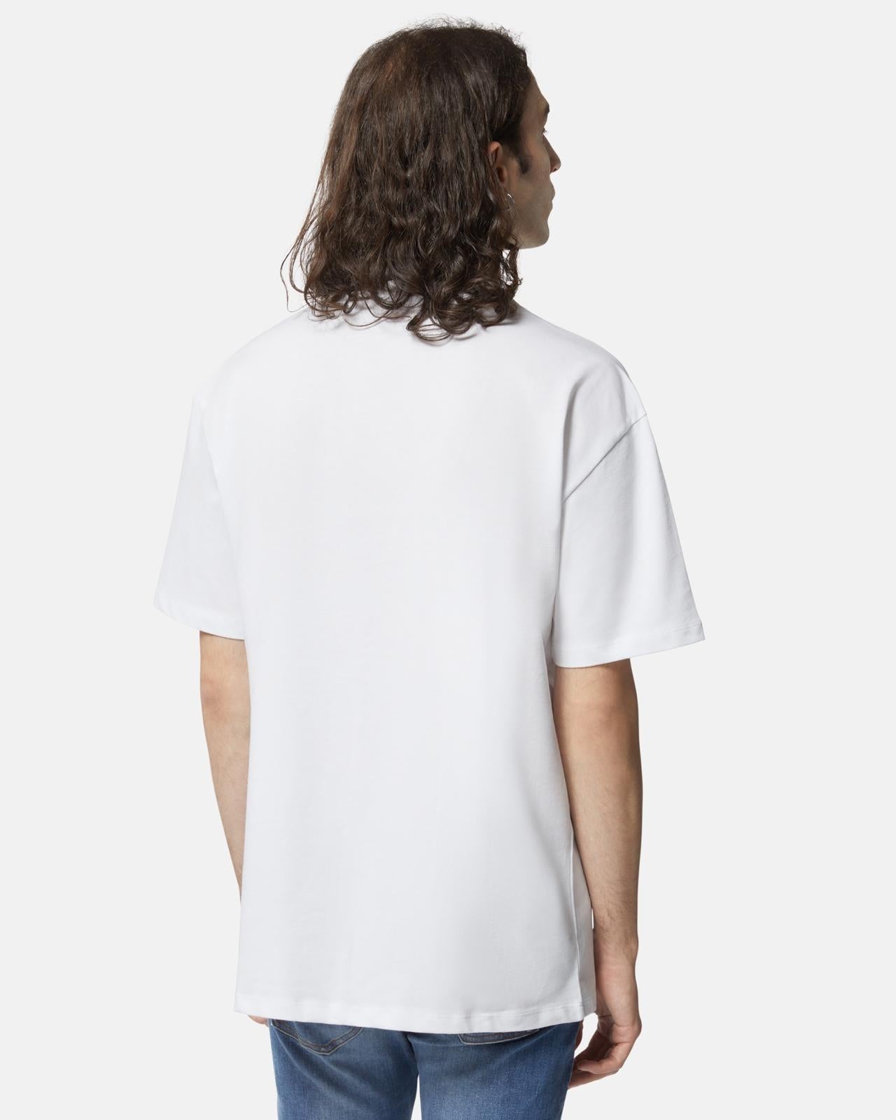 T-Shirt John Richmond over con logo in rilievo uomo