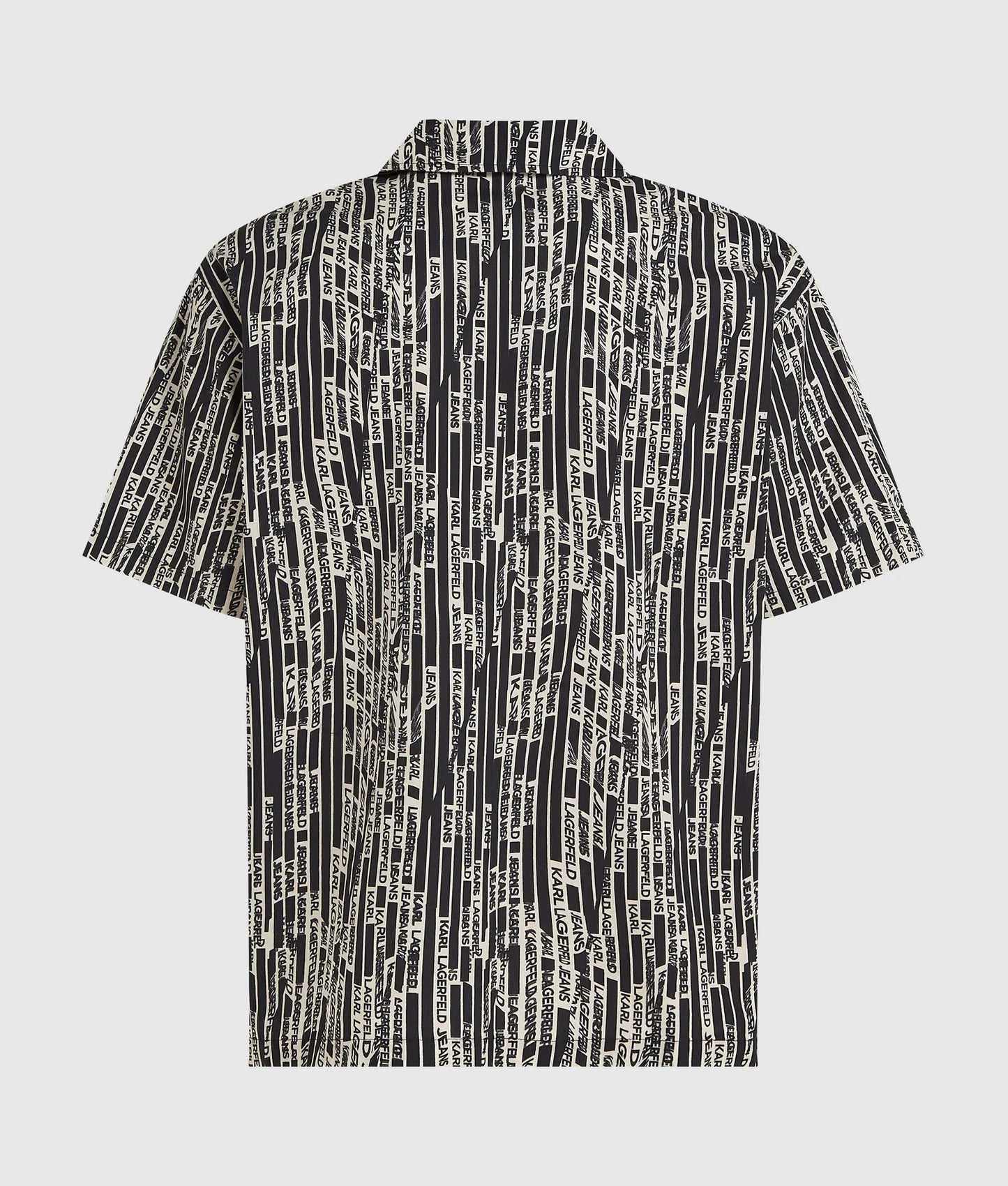 Camicia Karl Lagerfeld Jeans con stampa logata all-over uomo