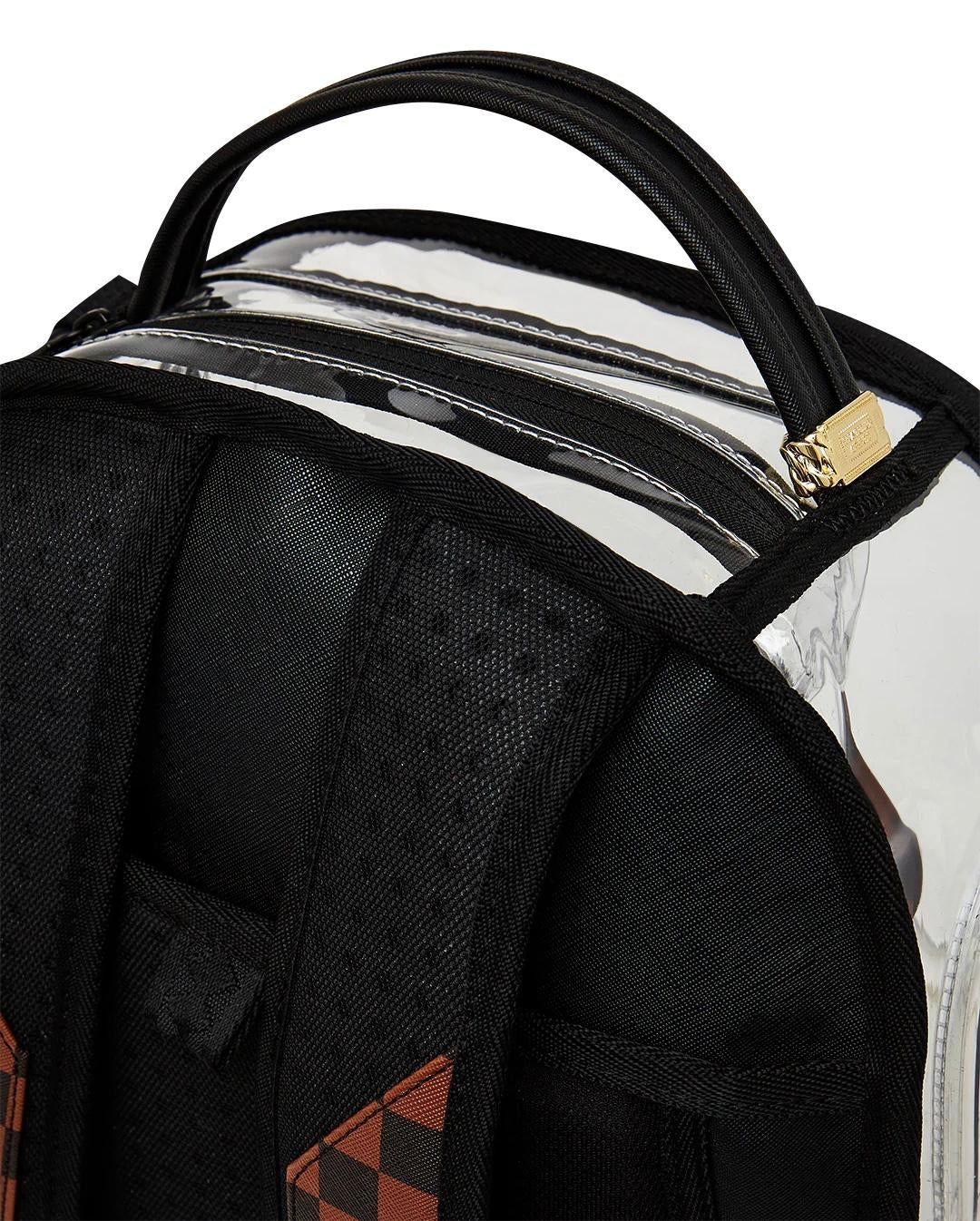 Zaino Sprayground trasparente Clear bear dlx backpack