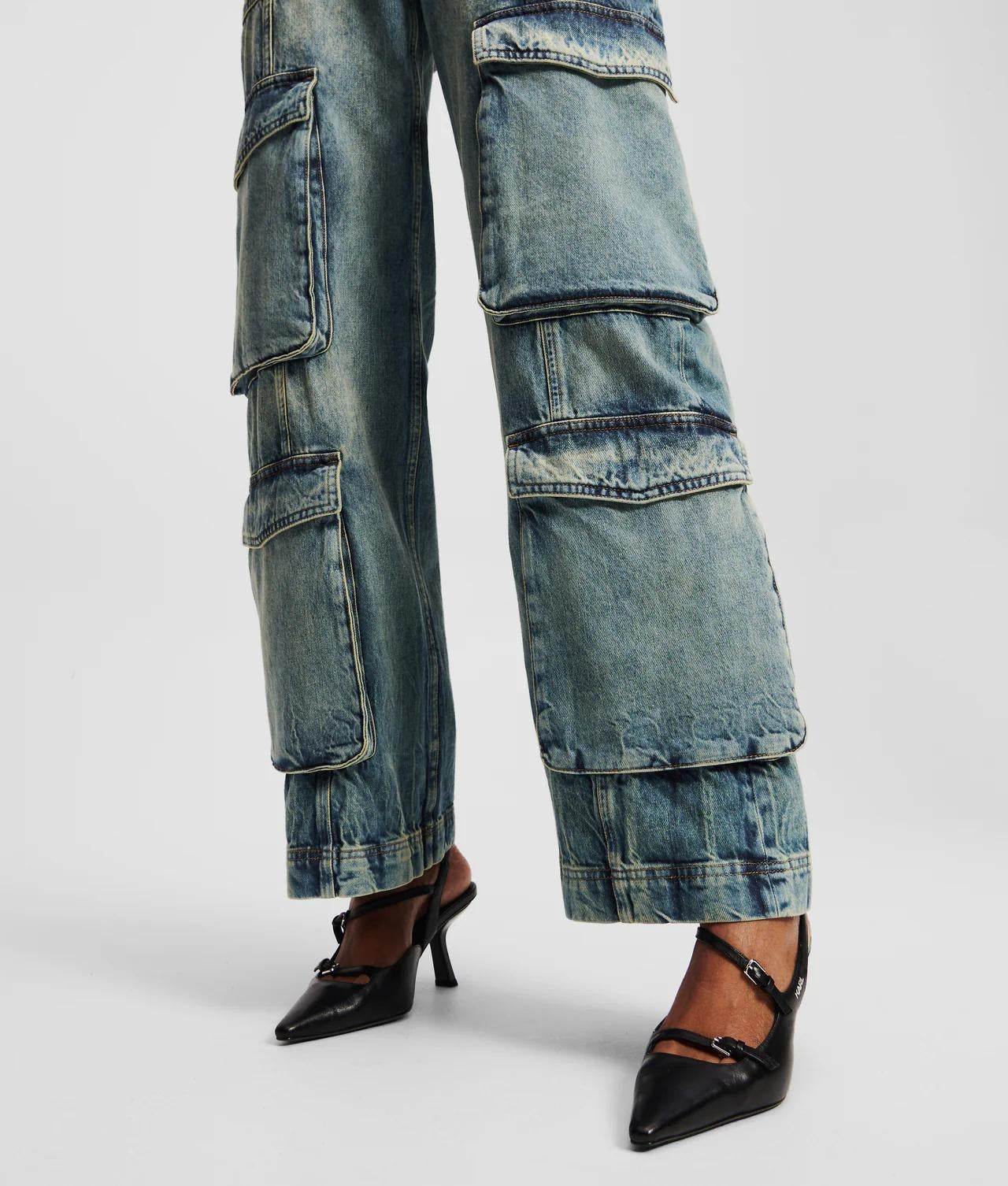 Jeans Karl Lagerfeld Jeans cargo cinque tasche donna