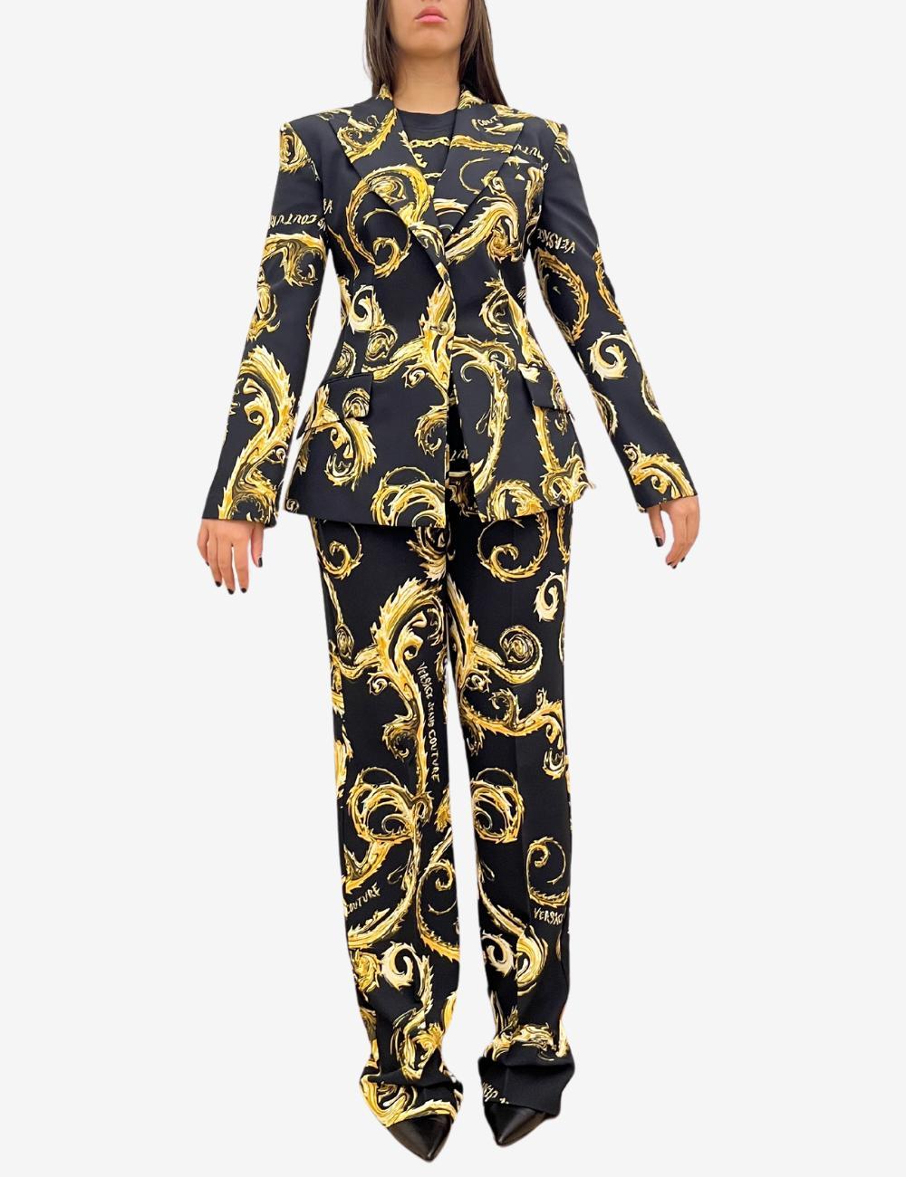 Blazer Versace Jeans Couture con fibbia Baroque donna