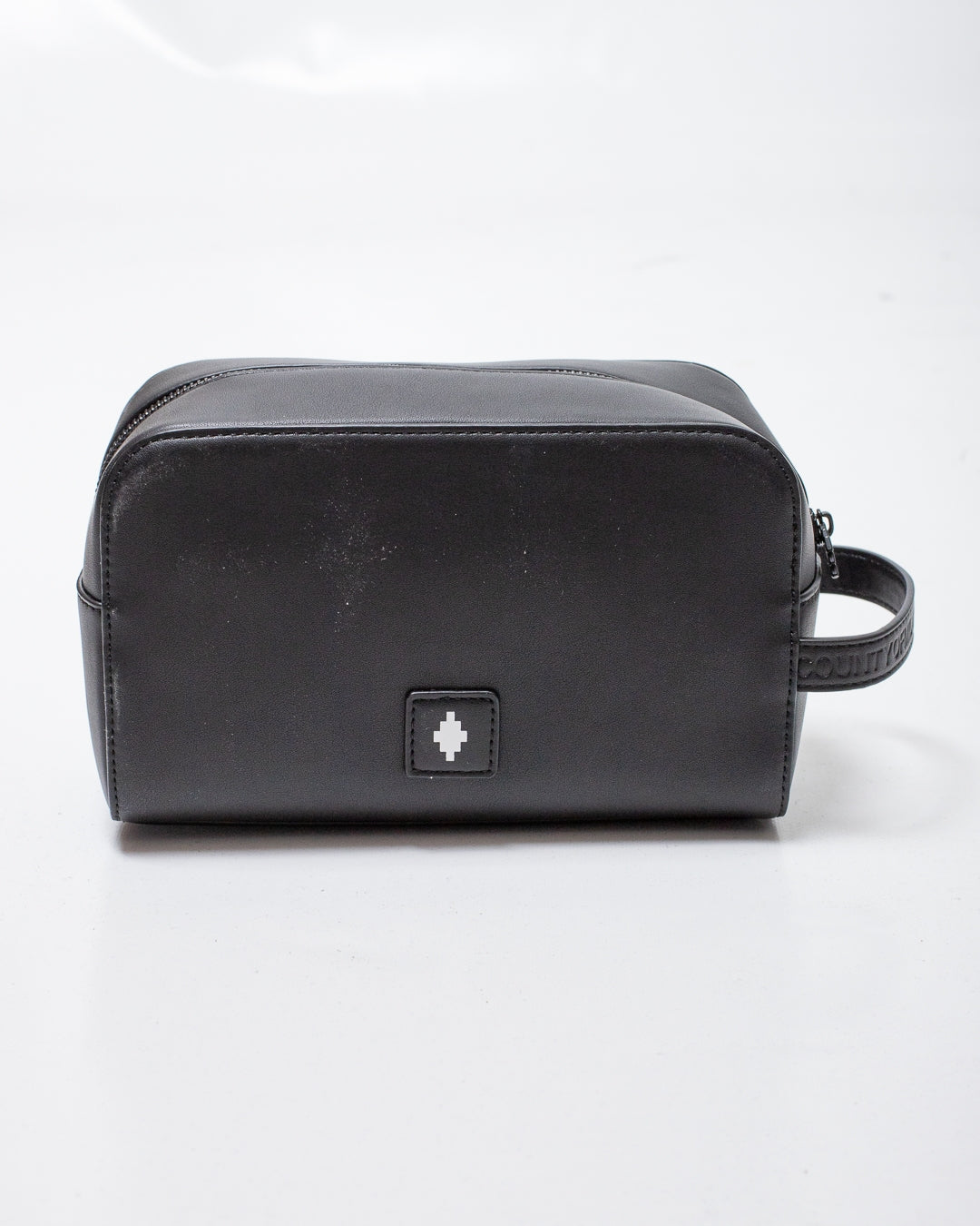 Pochette Marcelo Burlon beauty in ecopelle con logo wings colorfull