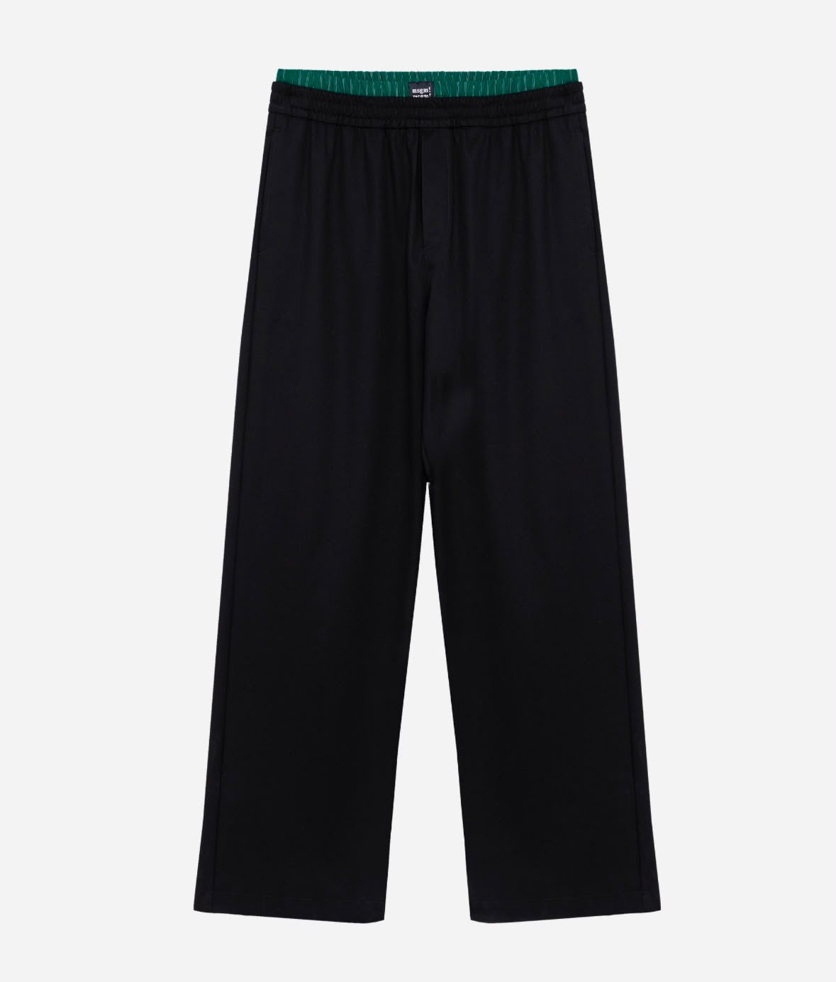 Pantalone MSGM in gabardina con boxer