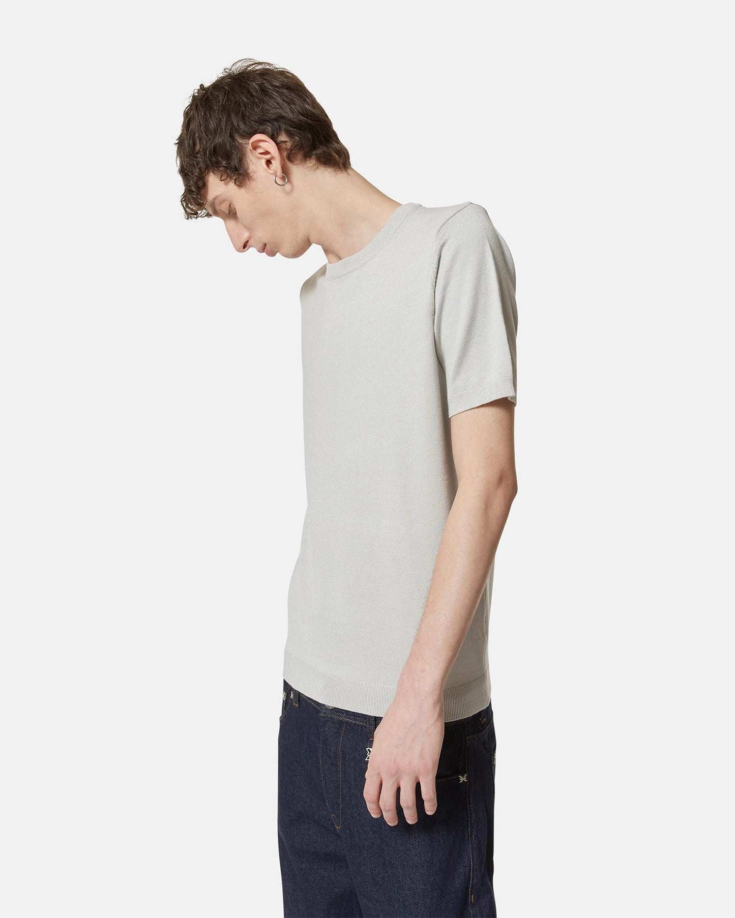 Maglia Richmond X con patch logata in gomma uomo