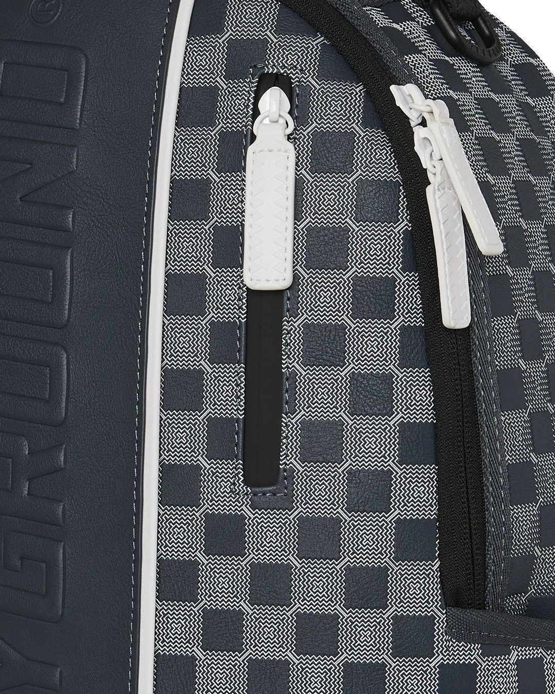 Zaino Sprayground bianco "Upscale check backpack"