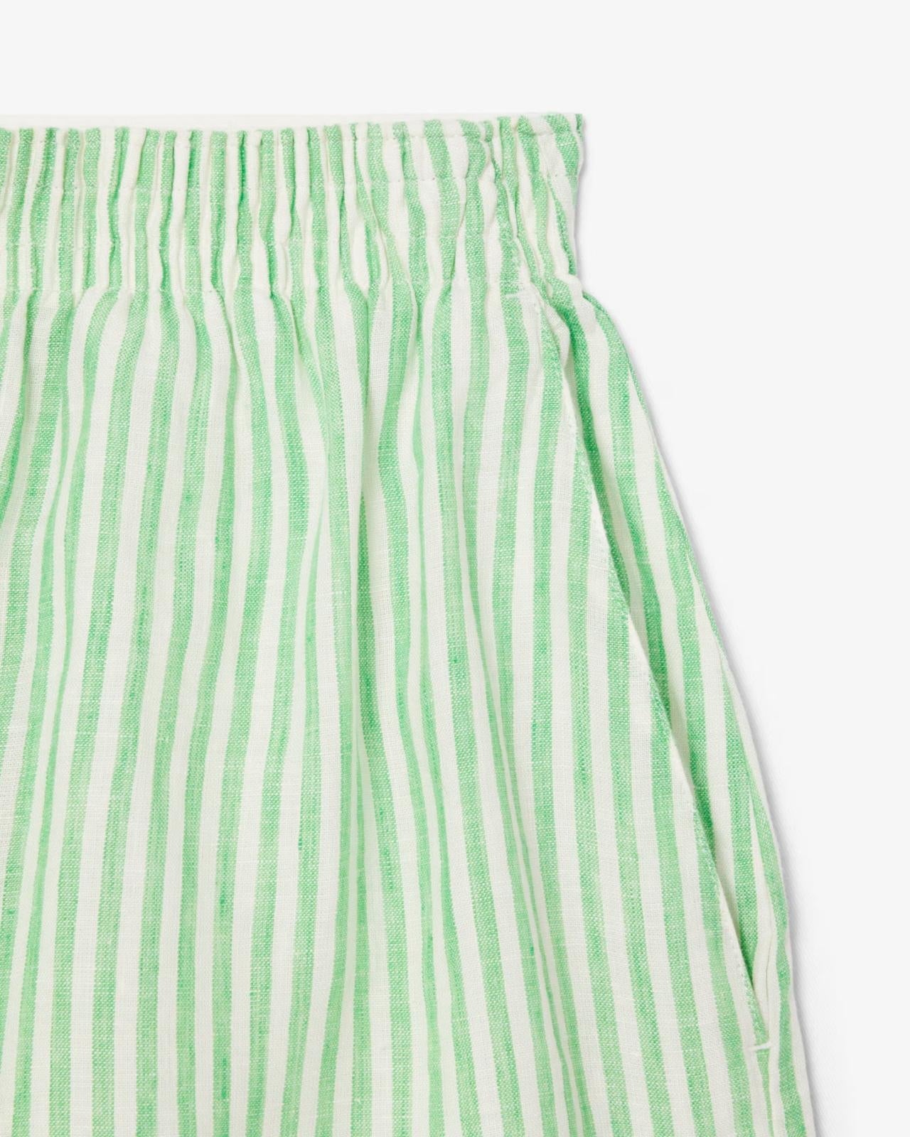 Shorts Lacoste stampa a righe