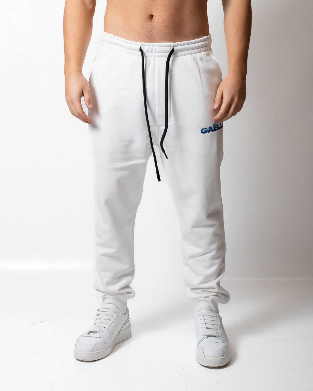 Pantalone Gaelle in felpa con logo ricamato uomo